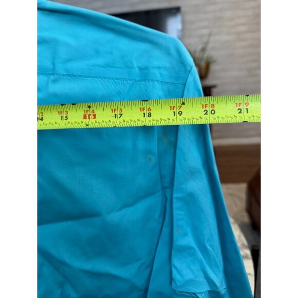 Hugo Boss Blue 100% Cotton Button Down Long sleeves Shirt Mens Size 42 - Picture 5 of 9